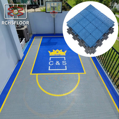 Customized T-RGS Modular Sport Tiles PP Interlocking Flooring