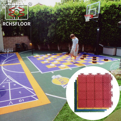 Anti Slip PP Interlocking Flooring Waterproof Volleyball Floor Tiles