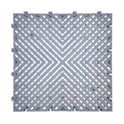 PVC Vented Garage Floor Tiles 400*400*20mm PP Interlocking Tiles