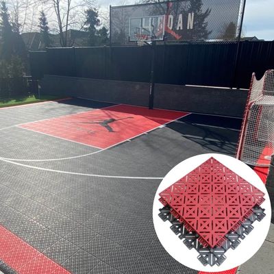 RCHS Portable multi-usage cour de basket-ball carreaux de sport en plein air plancher